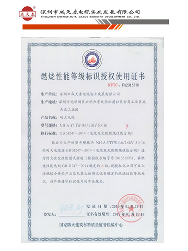 资质证书